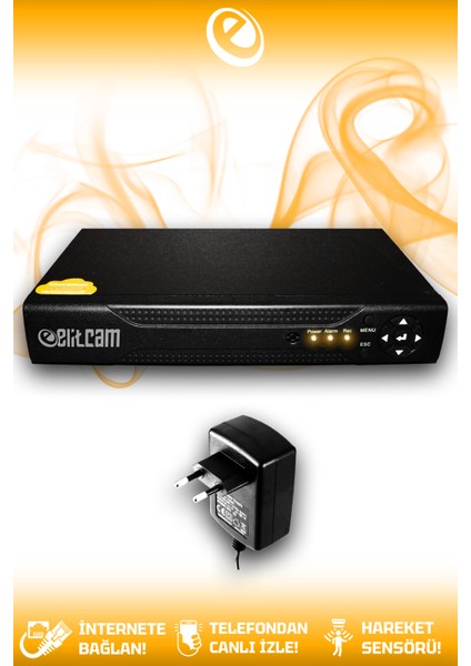 4 Kanal AHD DVR Xmeye Hibrit Kayıt Cihazı