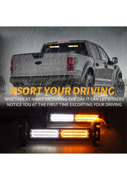 Acil Strobe Trafik Danışma Işık Çubuğu, Gösterge Tablosu Uyarı Flaşör, Inşaat Aracı Ön Cam Vizör Işığı (Yurt Dışından) indirimleri