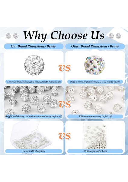 150 Adet 10MM Yapay Elmas Boncuk Takı Yapımı Için (Yurt Dışından) fırsatları