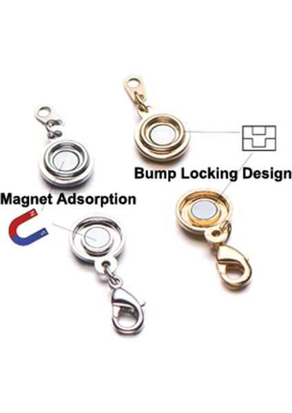 Manyetik Mücevher Tokaları Vidalama Sistemi Istakoz Tokası 4 Adet (Yurt Dışından) fırsatları