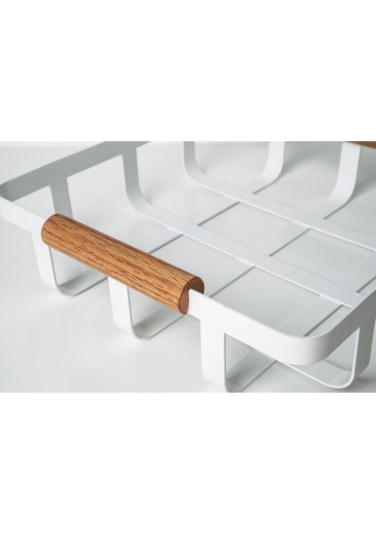 Metal Bambu Saplı Kare Düzenleyici Organizer Sepet modelleri