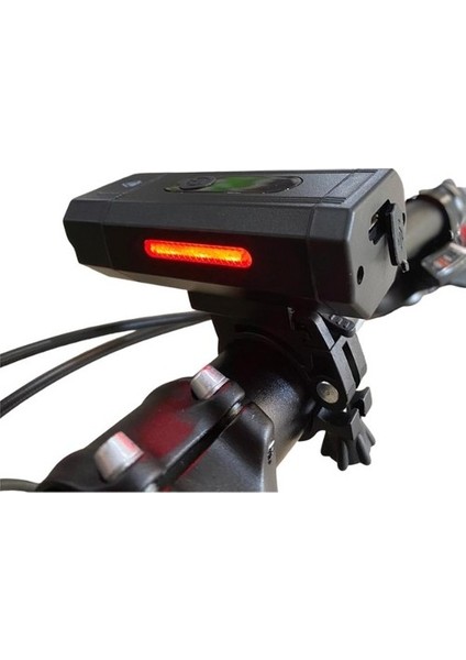 USB Şarjlı 800 Lümen Bisiklet Ön Far Lamba Işık Kırmızı modelleri