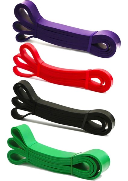 13 mm Kırmızı Güç Bandı Fitness Resistance Powerband Hafif Direnç Lastiği Pilates Latex Aerobik Squat