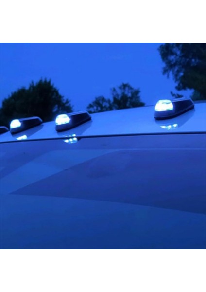 Kamyon Suv LED Dc 12V Dış Aydınlatmalar Için 9 LED Kabin Tavan Işaret Işıkları (Yurt Dışından)