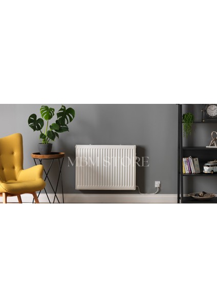 Elektrikli Isıtıcı Soba Radyatör LCD Ekranlı Yağlı Petek Isıtıcı 60X100 cm 2000 Watt