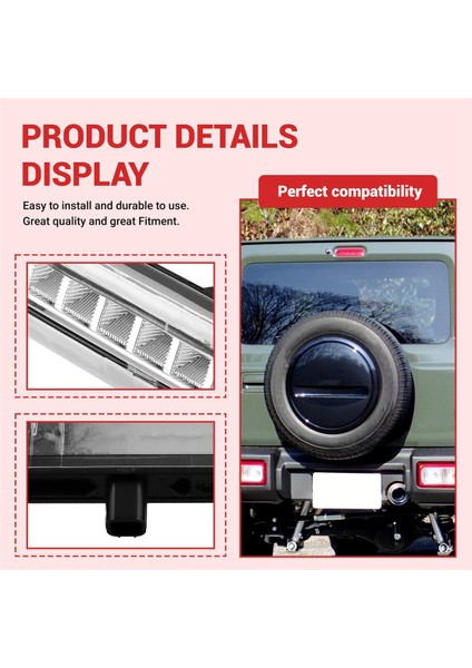 Jimny JB64 JB74 Beyaz Için LED Arka Fren Lambası Arka Stop Lambası (Yurt Dışından)