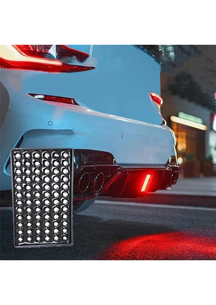 LED Fren Lambaları Tampon Kapağı Pilot Lambası Evrensel Araba Modeli A (Yurt Dışından)