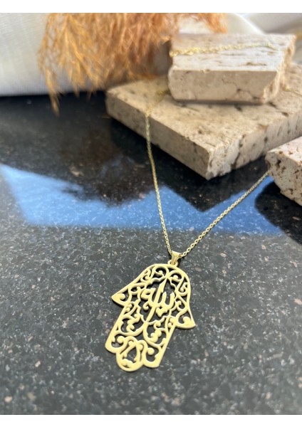 Fatima Hand Şans Madalyon Tasarım Gümüş Kolye fiyatları