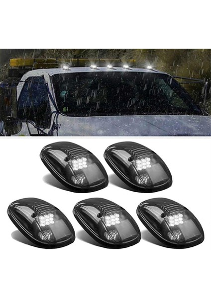 Kamyon Suv LED Dc 12V Dış Aydınlatmalar Için 9 LED Kabin Tavan Işaret Işıkları (Yurt Dışından)