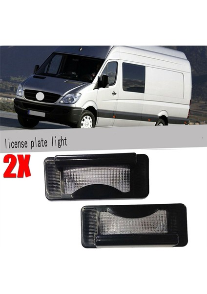 2 Adet Sprinter Işık Plaka Lambası Sprinter Için (Yurt Dışından)