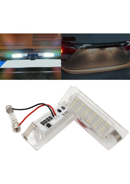 Ducato Bus Kasten 2006-2020 Için Araç Arka LED Plaka Lambası (Yurt Dışından)