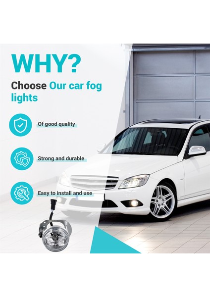 W204 C300 Için Sağ Sis Farları Sürüş Lambası (Yurt Dışından) indirimleri