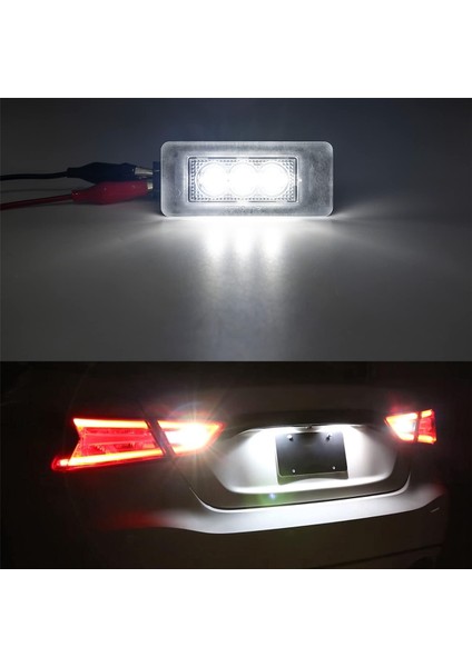 Araba LED Numarası Plaka Lambası Beyaz Işık 265108990E Için (Yurt Dışından) indirimleri