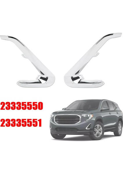 Araba Ön Sis Fark Çerçeve Krom Kapak Gmc Terrain 2018-2020 2333550 23335551 (Yurt Dışından)