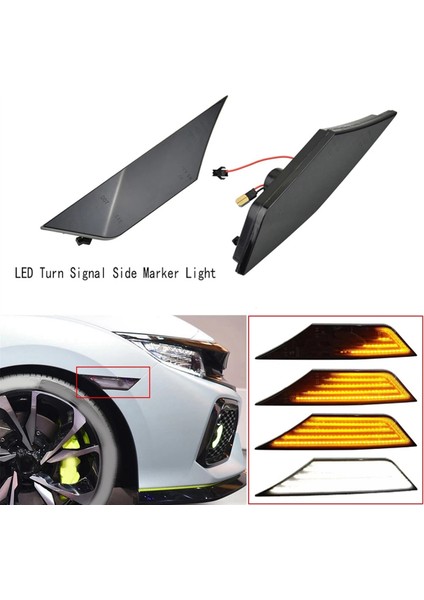10. Nesil Sedan 16-18A Için LED Dönüş Sinyali Yan Işaret Lambası (Yurt Dışından)