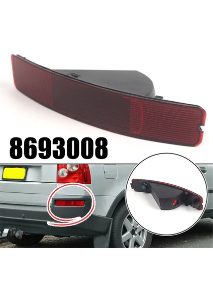 XC90 2003-2006 Sağ Için Ampulsüz Arka Tampon Lambası (Yurt Dışından)