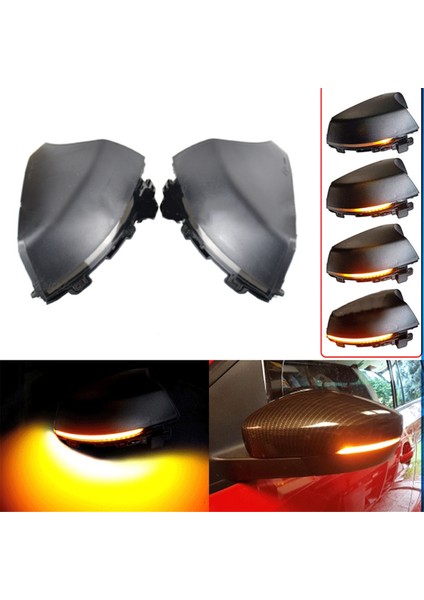 Yan Dikiz Vw Polo Mk5 6r 2009-2013 Için Dinamik Dönüş Sinyal Işıkları (Yurt Dışından)