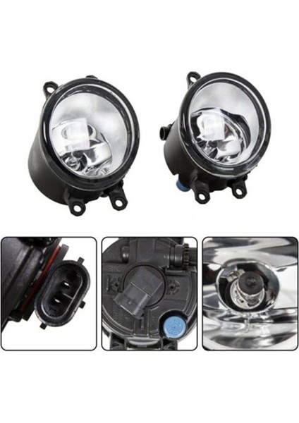 1 Çift Araba Sis Farları Ön Tampon Işıkları Toyota Corolla Camry Corolla Reiz Rav4 (Yurt Dışından) modelleri