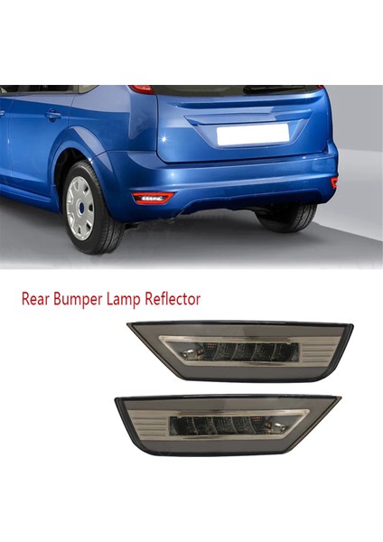 12V Arka Tampon Lambası Reflektör Sis Lambası Sinyal Lambası Focus Için (Yurt Dışından)