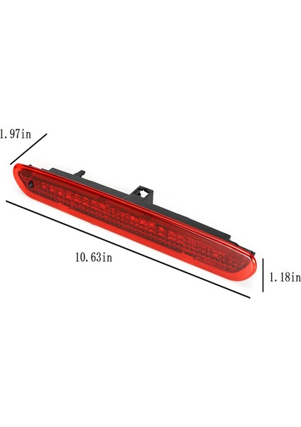 Kırmızı LED Üçüncü Dur Fren Lambası Punto Grande 12-19 51974522 (Yurt Dışından)