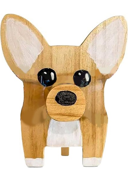 -Hayvan Gözlük Standı, Ahşap-Corgi Gözlük Tutucu (Yurt Dışından)