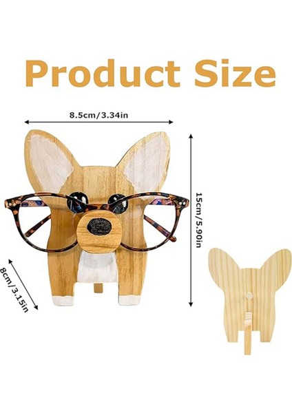 -Hayvan Gözlük Standı, Ahşap-Corgi Gözlük Tutucu (Yurt Dışından) modelleri