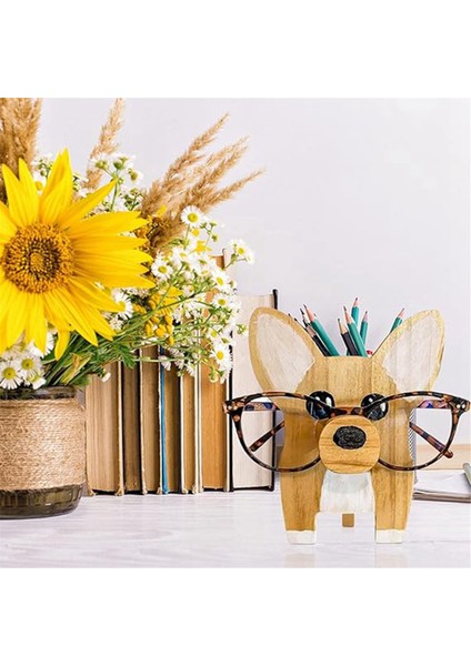 -Hayvan Gözlük Standı, Ahşap-Corgi Gözlük Tutucu (Yurt Dışından) fırsatları