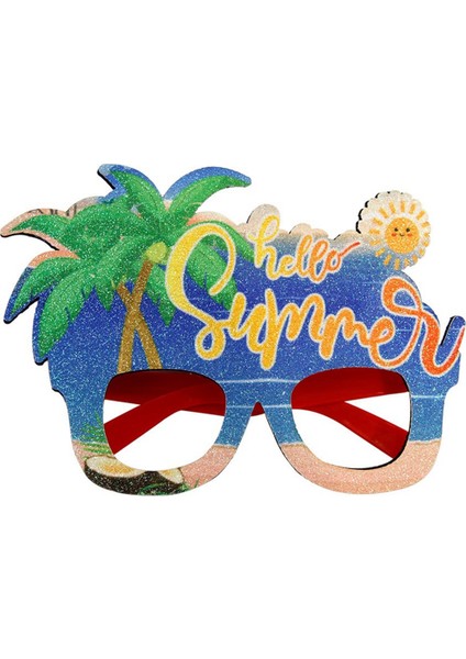 Hawaii Gözlükleri Tropikal Temalı Süslemeler Gözlük Çerçevesi,g (Yurt Dışından)