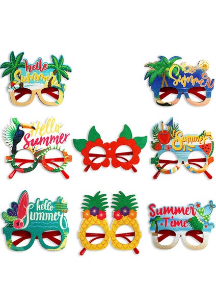 Hawaii Gözlükleri Tropikal Temalı Süslemeler Gözlük Çerçevesi,g (Yurt Dışından) fiyatları