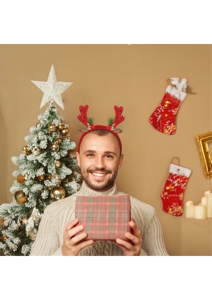 Noel Kafa Bandı Saç Bantları Noel Parıltılı Boynuzlu Kafa Bantları (Yurt Dışından) fiyatları