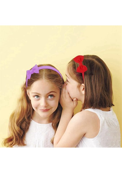 Renkli Kafa Bandı Için 10 Paket Fiyonklu Kafa Bandı Fiyonklu Saç Bantları (Yurt Dışından) indirimleri