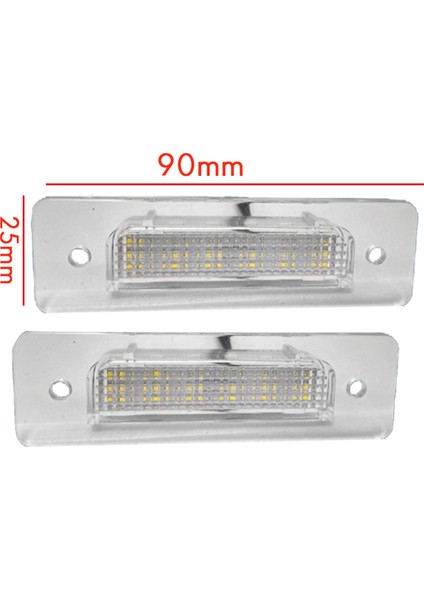 E30 E12 E28 E24 E23 E26 Için Araç Arka LED Plaka Lambası (Yurt Dışından)