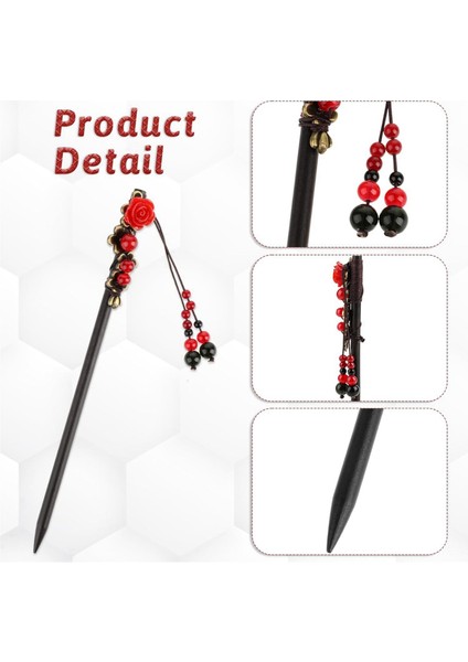 2 Paket Çin Saç Çubukları Çin Saç Tokaları Saç (Yurt Dışından)