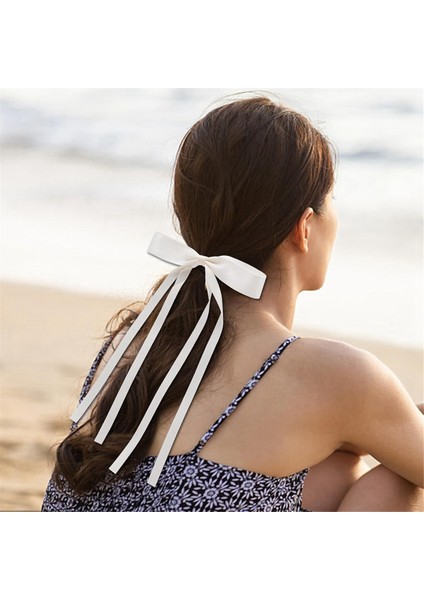 Kadınlar Için 10 Adet Saç Fiyonkları, Uzun Kuyruklu Fiyonklu Saç Tokaları (Yurt Dışından) modelleri