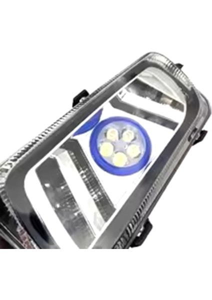 LED Gündüz Koşu Folları Ön Sis Lamba Montajı Mercedes Benz Actros Mp2 Mp3 Serisi Kamyon Fragmanı Sol (Yurt Dışından)