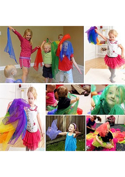 Turuncu ve Degrade Renk Küçük Atkı, Dans Performansı (Yurt Dışından) indirimleri