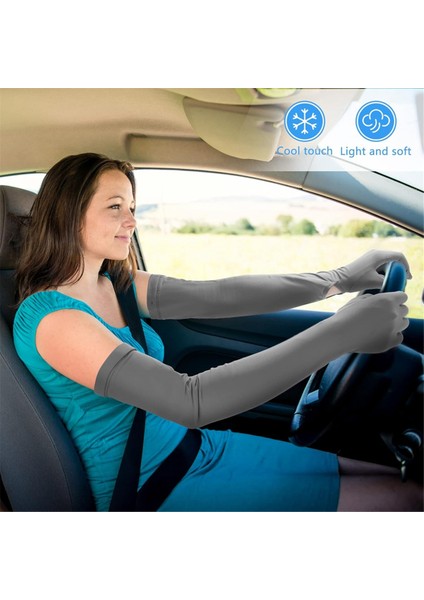 Kadın Uv Uzun Güneş Koruma Eldivenleri Kol Güneş Sürüş Eldivenleri,siyah (Yurt Dışından) modelleri