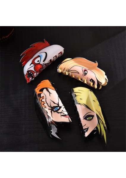 Yeni Korku Filmi Kahramanı Serisi Akrilik Pençe Tokası Saç Tokalarıc (Yurt Dışından) fırsatları