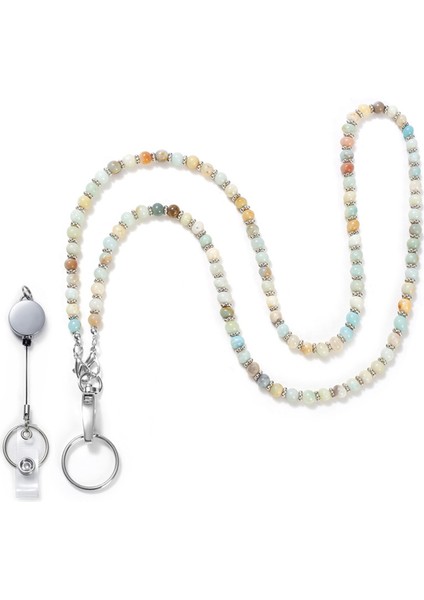 Kimlik Rozetleri ve Anahtarlar Için Boncuklu Boyun Askısı Şirin Öğretmen Boyun Askısı (Yurt Dışından)