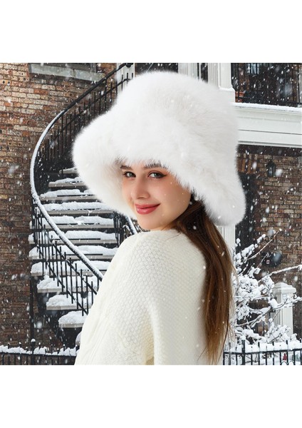 Sahte Kürk Bayan Kış Sıcak Koruma Balıkçı Şapkası Kadınlar Için-B (Yurt Dışından) fiyatları