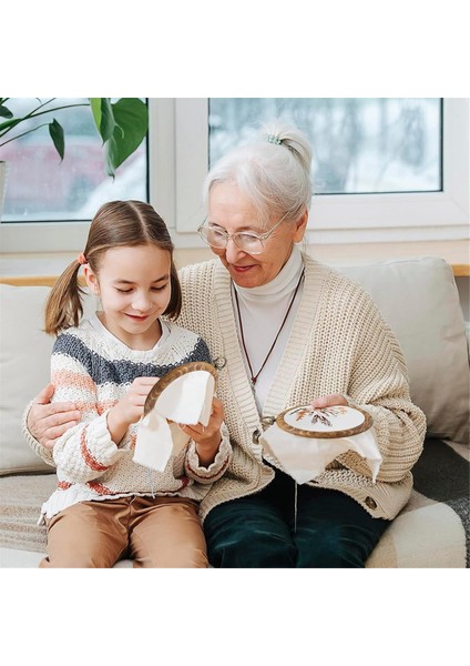 10 Adet Yuvarlak Nakış Kasnağı 3 Inç Kendin Yap Sanat El Sanatları Dikiş ve Asma Için (Yurt Dışından) fırsatları