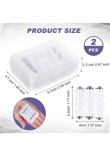 2 Adet Naylon Tel Düzleştirici Mücevher Teli Düzleştirici Tel (Yurt Dışından) fiyatları