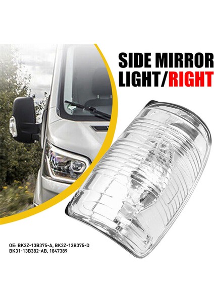Sol Taraf Ayna Dönüş Sinyal Lambası Mercek Kapağı 15-21 Transit 150 Için (Yurt Dışından)