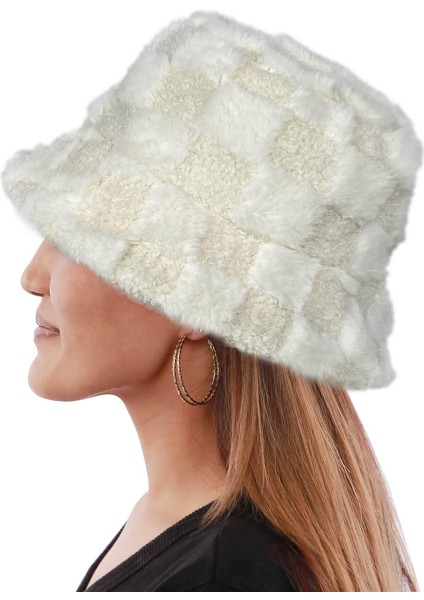 Peluş Ayarlanabilir Kova Tüylü Sıcak Balıkçı Şapkası Erkek Kadın-Kahverengi (Yurt Dışından) fiyatları