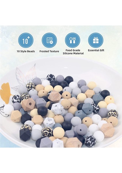 Anahtarlık Yapımı Için 112 Adet Silikon Boncuk (Yurt Dışından) fiyatları