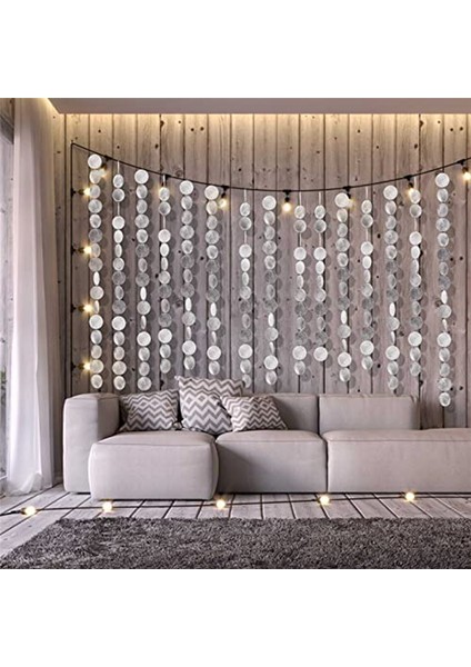 60 Adet 2 Inç Yuvarlak Capiz Kabukları 2 Delikli Yuvarlak Doğal Kabuk (Yurt Dışından) modelleri