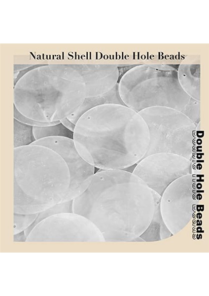 60 Adet 2 Inç Yuvarlak Capiz Kabukları 2 Delikli Yuvarlak Doğal Kabuk (Yurt Dışından) indirimleri