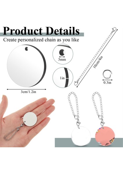 12 Set Süblimasyon Charm Isim Kimlik Charm Gümüş (Yurt Dışından) fırsatları