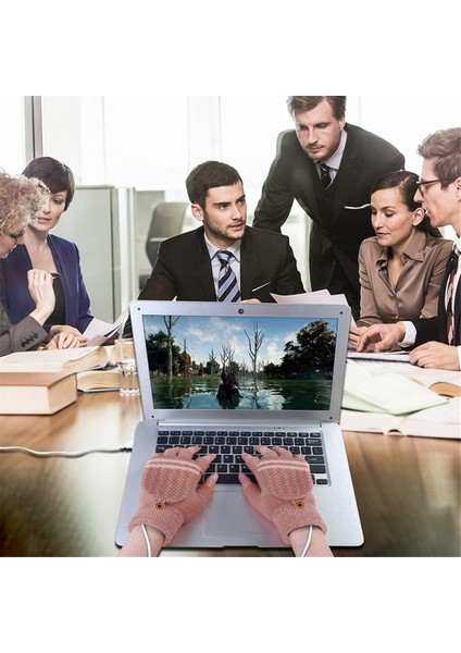 Erkekler ve Kadınlar Için USB Isıtmalı Eldivenler (Gri) (Yurt Dışından) fiyatları