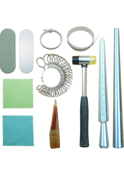 Yüzük Ölçü Aletleri Yüzük Yapım Seti Yüzük Mandrel Yuvarlak Model Çubuk (Yurt Dışından)